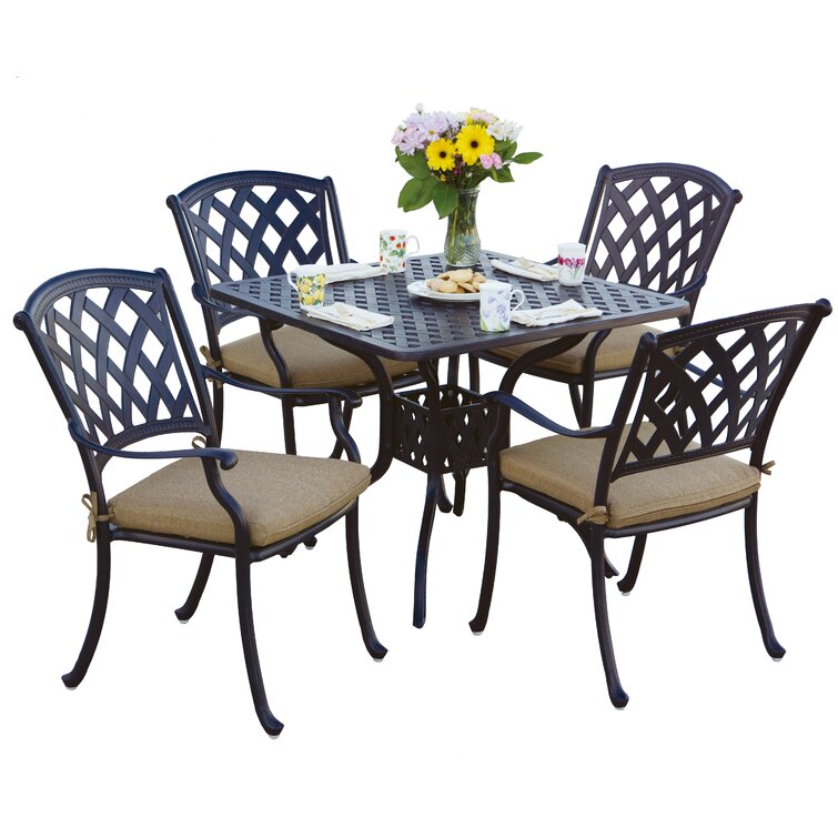 Wayfair 5 piece outdoor dining set new arrivals